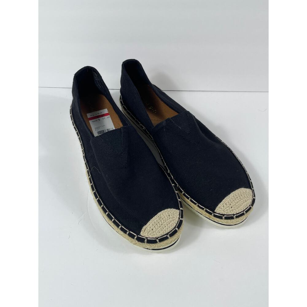 Madden Girl Bailey Slip On Espadrilles Women's Size 10 M, Black Crochet